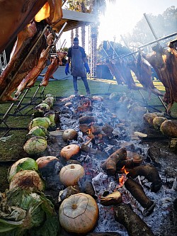 Roast Veggies on the coals