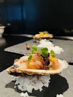 Mango Salsa Oysters (trio)